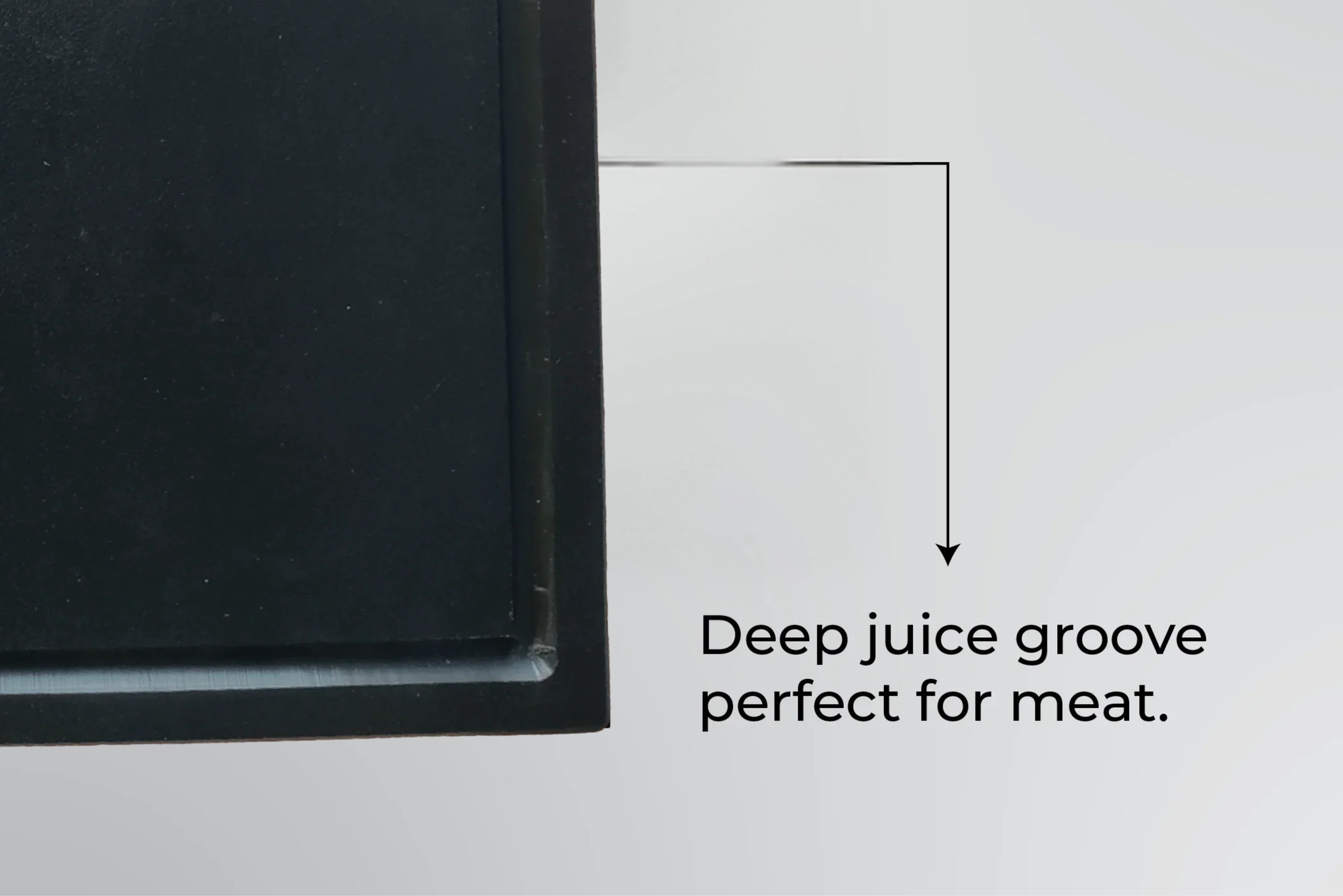 Polyslice - 2-Piece HDPE Serving Plate Set for BBQ - Black & White