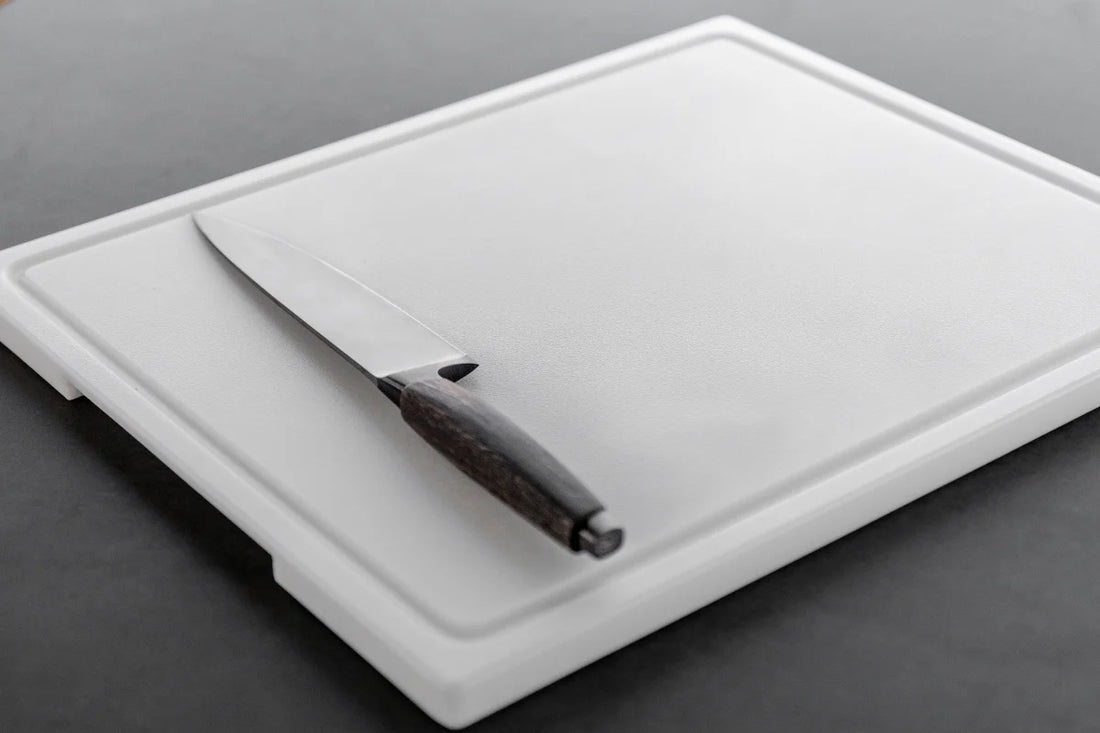 Non-porous White HDPE surface texture for food grade safety